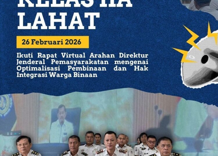 Lapas Lahat Ikuti Rapat Virtual Arahan Direktur Jenderal Pemasyarakatan mengenai Optimalisasi Pembinaan dan Hak Integrasi Warga Binaan 46 Arahan