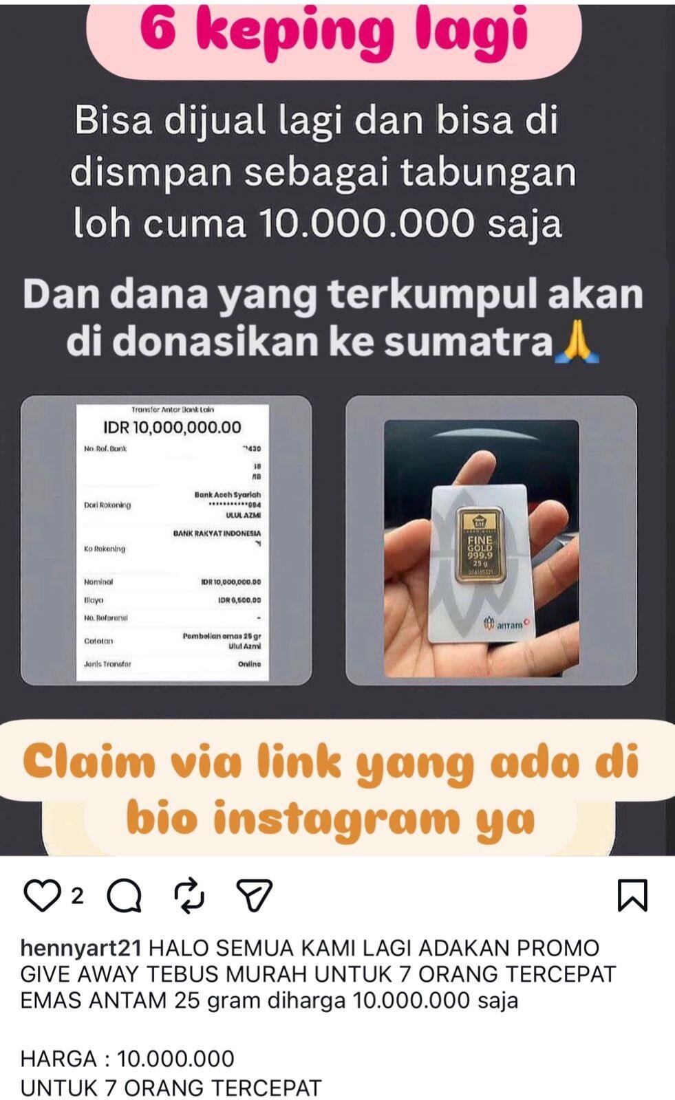Ananda satria pratama : Himbau jangan beri ruang kepada scammer! 48 6029eb38 156a 4cc6 b1df 6674859619ed