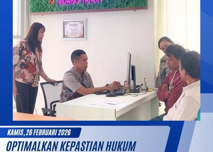 Optimalkan Kepastian Hukum, Kantor Pertanahan Kabupaten Toraja Utara Laksanakan Layanan Pengecekan Plotting Bidang Tanah 46 Kantor Pertanahan Kabupaten Toraja Utara