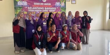 Kegiatan Prakarya Membuat Manik-manik bersama Selantang Bahagia