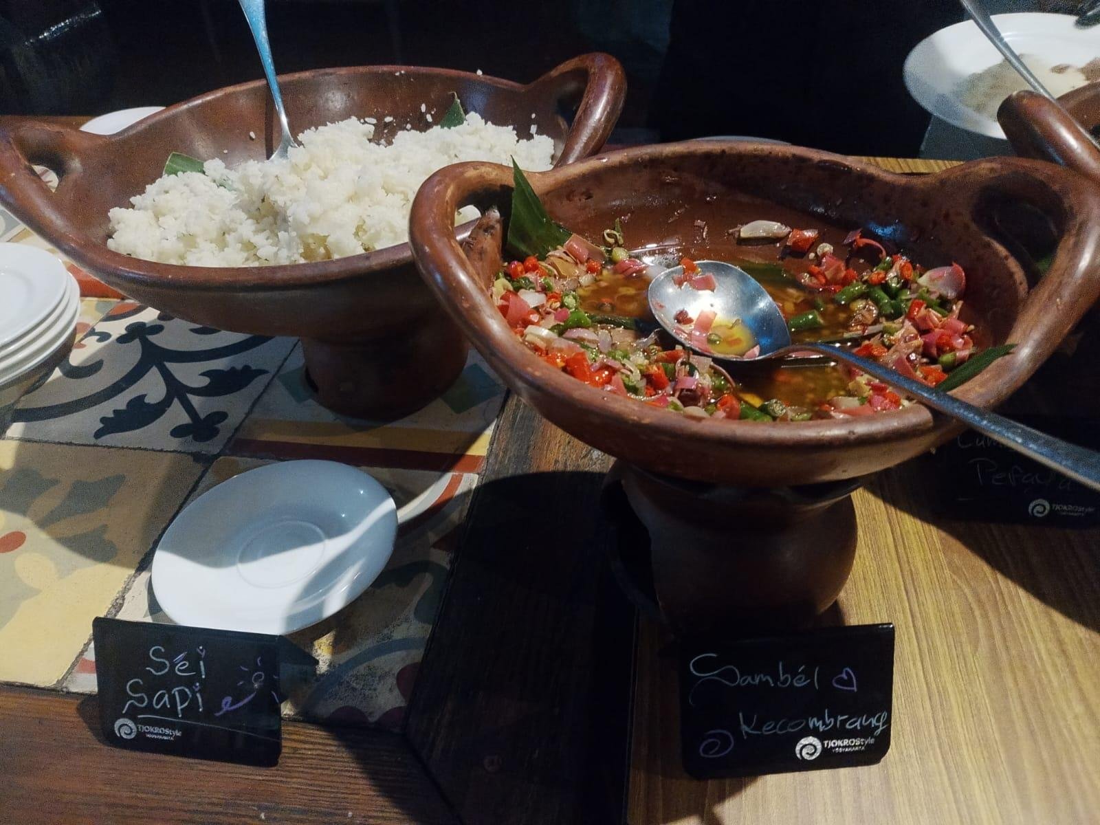 Sei Sapi menjadi hidangan utama dalam Iftar Ramadhan di Tjokro Style Yogyakarta (Yusuf)