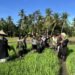 Melaksanakan Kegiatan Penanaman Padi Sawah di Lahan Demonstrasi Plot (Demplot) Gampong Pulo Iboih, Kecamatan Kuta Makmur, Kabupaten Aceh Utara. Sumber: DOK.HIMAGRI FP UNIMAL