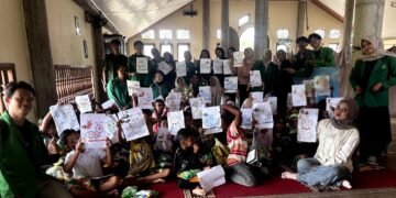HIMAGRI FP UNIMAL Melaksanakan Kegiatan Edukasi Anak Pasca Banjir di Desa Pulo Iboih, Kecamatan Kuta Makmur, Kabupaten Aceh Utara. Sumber: Dok.HIMAGRI FP UNIMAL