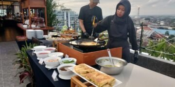 Menu yang disajikan secara Live Cooking juga turut dihadirkan dalam event Iftar Ramadan 2026 di The Malioboro Hotel Yogyakarta (Yusuf)