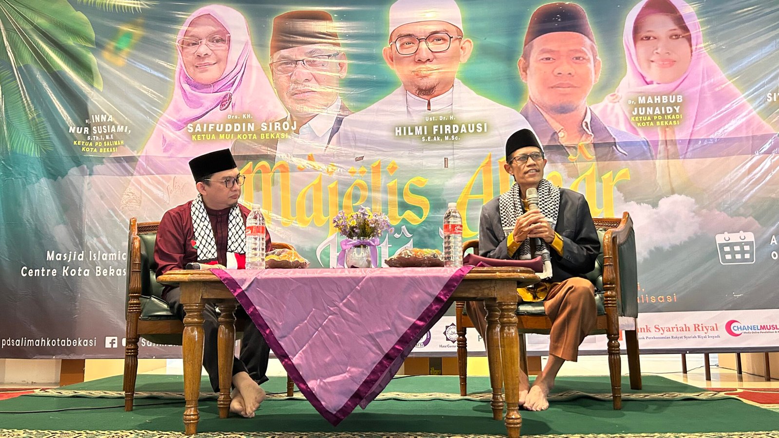 Ustadz Hilmi bersama Ustadz Musyafa