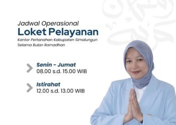Penyesuaian Jadwal Operasional Loket Pelayanan Kantor Pertanahan Kabupaten Simalungun Selama Ramadan 1447 Hijriah 56 INFOGRAFIS 2026 2
