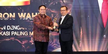 Kementerian ATR/BPN Terima Penghargaan dari INDOPOSCO atas Diseminasi Strategi Komunikasi yang Paling Masif