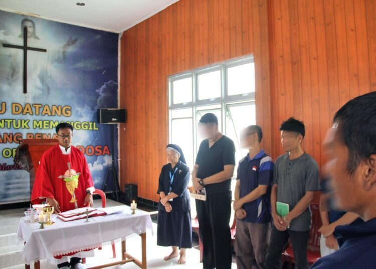 Lapas Bengkulu, Pembinaan Rohani, Ekaristi Kudus, Gereja Getsamani, Warga Binaan, Kemenag Bengkulu, Pembinaan Kepribadian, Ibadah Lapas, Pembinaan Keagamaan, Pemasyarakatan Indonesia