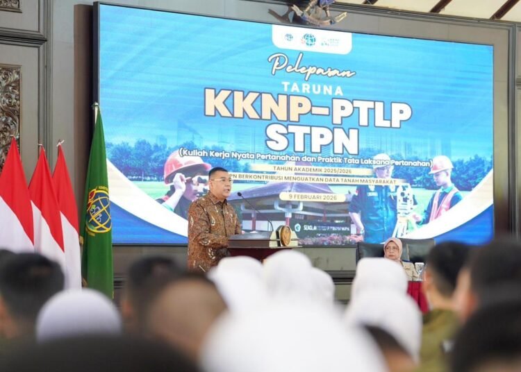 Dilepas oleh Wamen Ossy, 30 Taruna/i STPN ikuti KKN Pertanahan untuk Restorasi Arsip Pascabencana Hidrometeorologi di Aceh dan Sumut