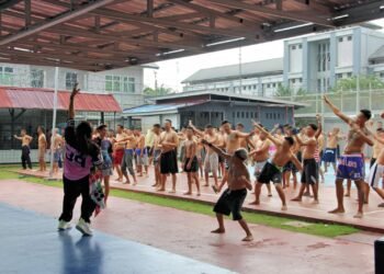 Lapas Bengkulu, Pemasyarakatan, Warga Binaan, Senam Bersama, Pembinaan Narapidana, Ditjenpas, Kemenkumham, Gaya Hidup Sehat