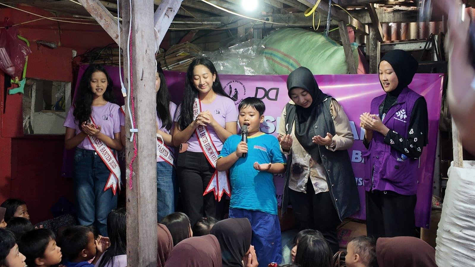 Puteri Anak Remaja Indonesia Banten Gelar Kunjungan Edukasi dan Charity untuk Penguatan Literasi Anak