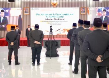 Menteri Nusron Lantik Pejabat Struktural ATR/BPN, Dorong Pelayanan Pertanahan Lebih Mudah dan Cepat 52 WhatsApp Image 2026 02 19 at 14.38.42