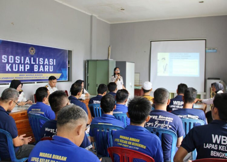 Lapas Bengkulu, Ditjenpas Bengkulu, Penyuluhan Hukum, KUHP Baru, Pembinaan Warga Binaan, Edukasi Hukum, Pemasyarakatan