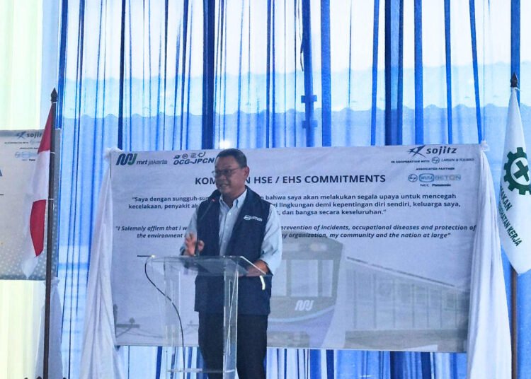 WIKA Beton Perkuat Komitmen K3 melalui Dukungan Direktur Utama di Safety Talk MRT Jakarta Fase 2A 46 Upacara Pembukaan Bulan K3 Nasional 2026 L&T Construction (Sumber: LinkedIn)