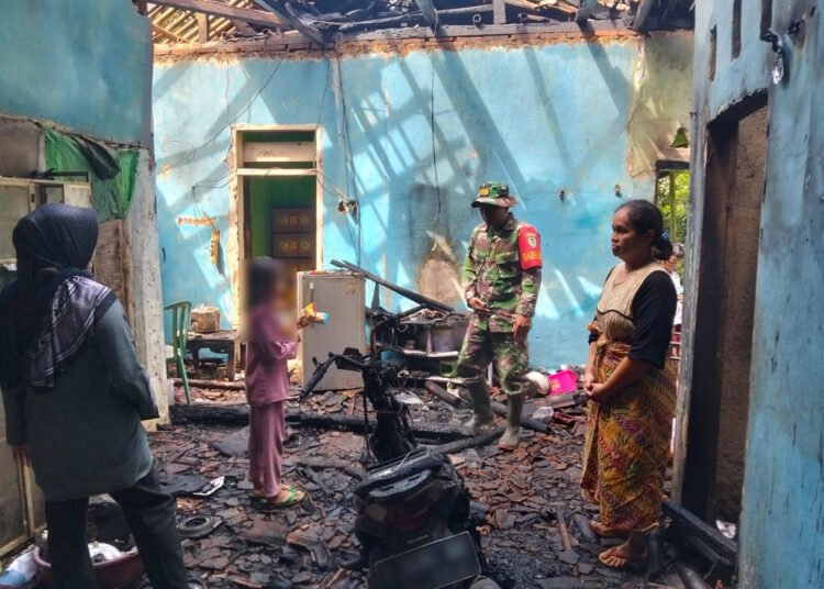 samsu rizal datangi TKP kebakaran