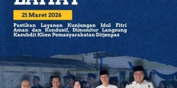 Lapas Kelas IIA Lahat Pastikan Layanan Kunjungan Idul Fitri 1447 H Aman dan Kondusif, Dimonitor Langsung Kasubdit Ditjenpas 35 Kunjungan