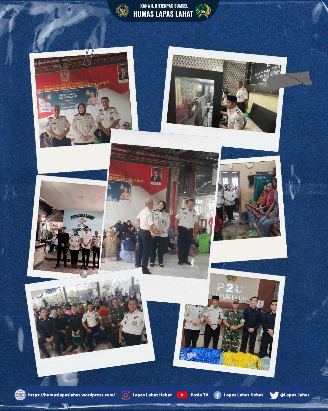 Lapas Kelas IIA Lahat Pastikan Layanan Kunjungan Idul Fitri 1447 H Aman dan Kondusif, Dimonitor Langsung Kasubdit Ditjenpas 48 109