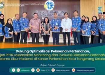 Dukung Optimalisasi Pelayanan Pertanahan, Ditjen PPTR Laksanakan Monitoring dan Evaluasi Pelayanan Pertanahan Selama Libur Nasional di Kantor Pertanahan Kota Tangerang Selatan