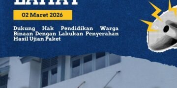 Sinergi dengan SPNF SKB, Lapas Lahat Serahkan Berkas Hasil Ujian Warga Binaan dan Terima Rapor 30 71