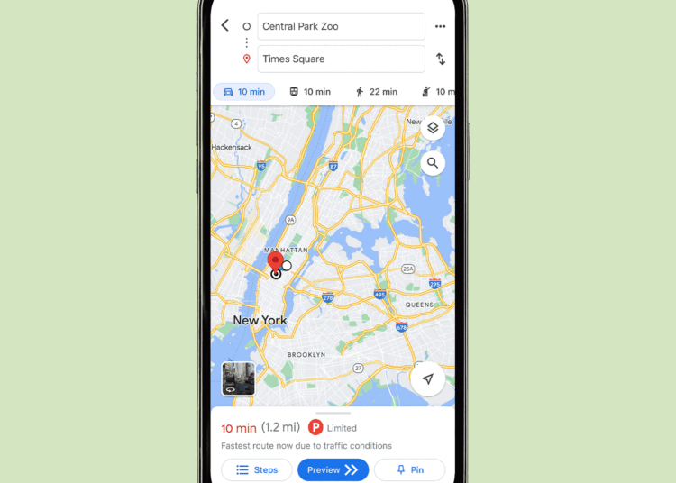 Peran Sistem Informasi Manajemen dalam Google Maps untuk Menyediakan Informasi Real-Time dan Mendukung Pengambilan Keputusan Pengguna 46 Google Maps