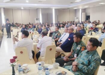 Suasana silaturahmi dan buka puasa bersama Bacadnas Kemhan RI