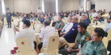 Suasana silaturahmi dan buka puasa bersama Bacadnas Kemhan RI