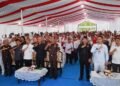 Suasana acara Safari Ramadhan dalam rangka optimalisasi Program Jaga Desa bersama DPC ABPEDNAS Kabupaten Karawang. (Dok. Istimewa)