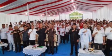Suasana acara Safari Ramadhan dalam rangka optimalisasi Program Jaga Desa bersama DPC ABPEDNAS Kabupaten Karawang. (Dok. Istimewa)