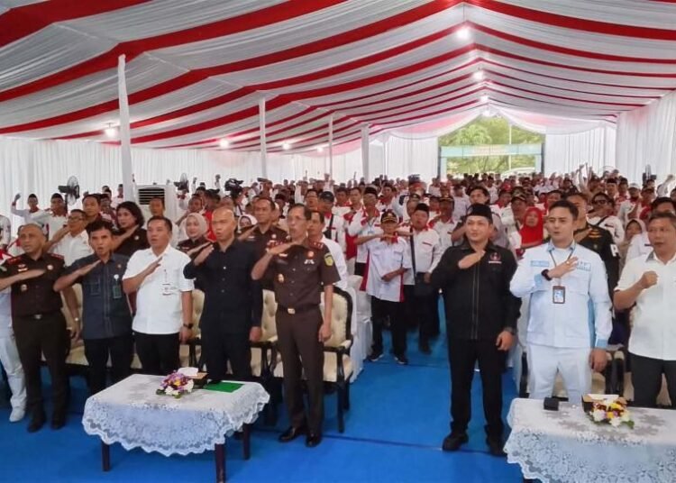 Suasana acara Safari Ramadhan dalam rangka optimalisasi Program Jaga Desa bersama DPC ABPEDNAS Kabupaten Karawang. (Dok. Istimewa)