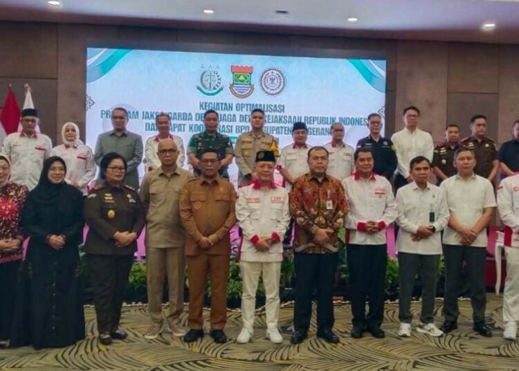 Kejaksaan Republik Indonesia saat selenggarakan kegiatan Optimalisasi Program Jaga Desa pada Jumat 13 Maret 2026 di Tangerang. (Dok. Istimewa)