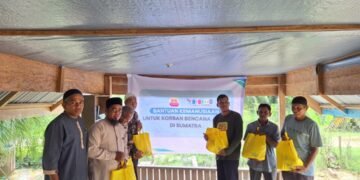 Rumah Tahfidz Bustanul Musthafa dan Mahasiswa Berdampak Salurkan Bantuan untuk Korban Bencana di Pulo Iboih. Sumber: DOK.HIMAGRI FP UNIMAL
