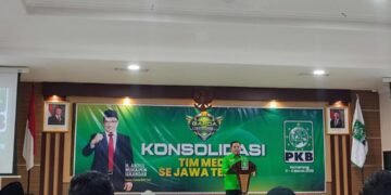 Alan Maulana Saputra menghadiri Konsolidasi Tim Media DPW Partai Kebangkitan Bangsa Jawa Tengah di Gedung BPSDMD Jawa Tengah, Semarang, dalam rangka memperkuat strategi komunikasi digital menuju 2029.