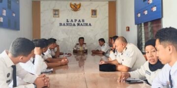Persiapan Hari Bakti Pemasyarakan ke-62, Lapas Bandanaira Gelar Rapat Dinas 29 IMG 20260327 WA0000