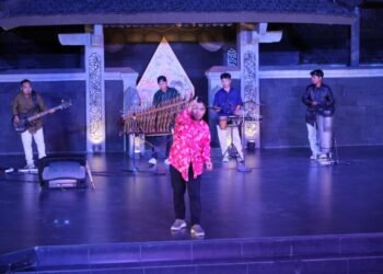 Pertunjukan angklung di Purawisata Yogyakarta (istimewa)