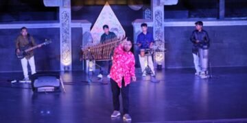 Pertunjukan angklung di Purawisata Yogyakarta (istimewa)