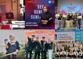 Ninda Nabila Fauziah dikenal sebagai mahasiswi yang aktif mengikuti berbagai organisasi sejak awal perkuliahan serta terlibat dalam beragam kegiatan kepemimpinan dan pengembangan diri di lingkungan kampus.