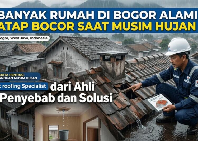 Banyak Rumah di Bogor Alami Atap Bocor Saat Musim Hujan, Ini Penyebab dan Solusi dari Ahli 46 Jasa Perbaikan Atap Bocor di Bogor