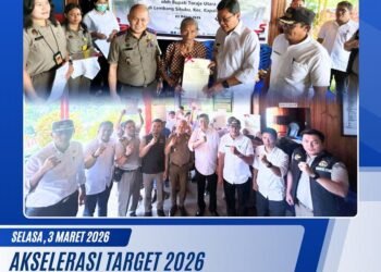 Penyerahan Sertipikat PTSL 2026 Lembang Sikuku website