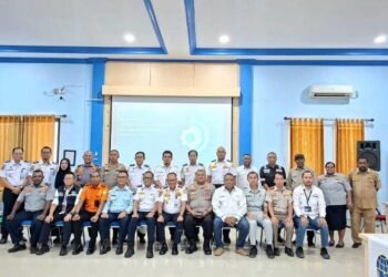 Sinergi Jasa Raharja dan Instansi Maritim Sorong Siagakan Operasi Gabungan & MUKL Jelang Lebaran 2026 46 Rapat FLLAJ di Kantor KSOP Sorong