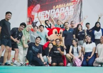 Tim NIEC di event Lagi-Lagi Mendadak Bulutangkis