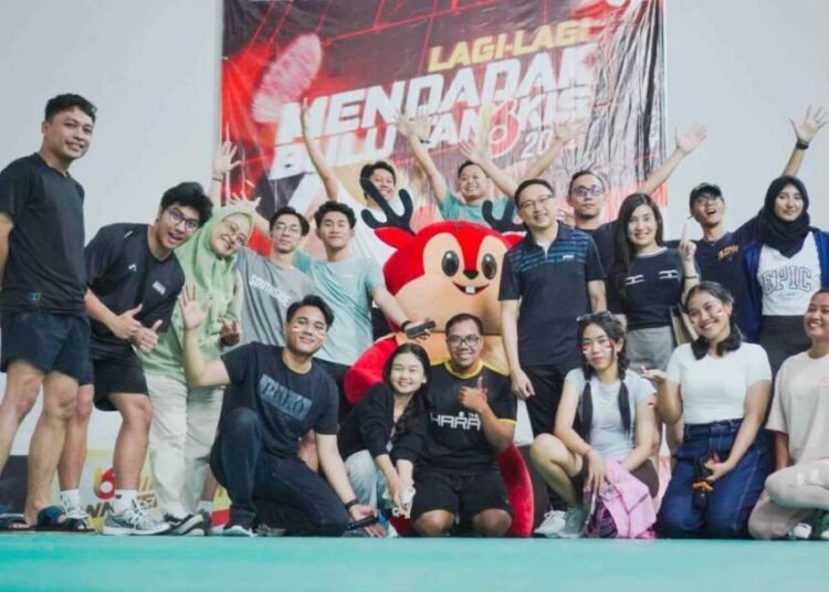 Tim NIEC di event Lagi-Lagi Mendadak Bulutangkis