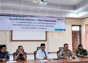 Kantah Lhokseumawe Ikuti Musyawarah Penetapan Ganti Rugi Proyek SUTT 150 kV Arun–Bireuen di Muara Satu 50 WhatsApp Image 2026 02 28 at 10.54.14