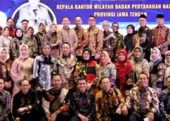Kanwil BPN Jawa Tengah Gelar Pengajian dan Pelepasan Kepala Kantor Wilayah