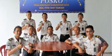 Lapas Bengkulu, Hilmawan Indra Waskito, Supian Natalis, Slamet Santoso, Andri Trisno, Yudi Chandra, ADM Kamtib, Pengamanan Lapas, Buka Bersama Warga Binaan