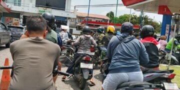 Antrian BBM di Medan