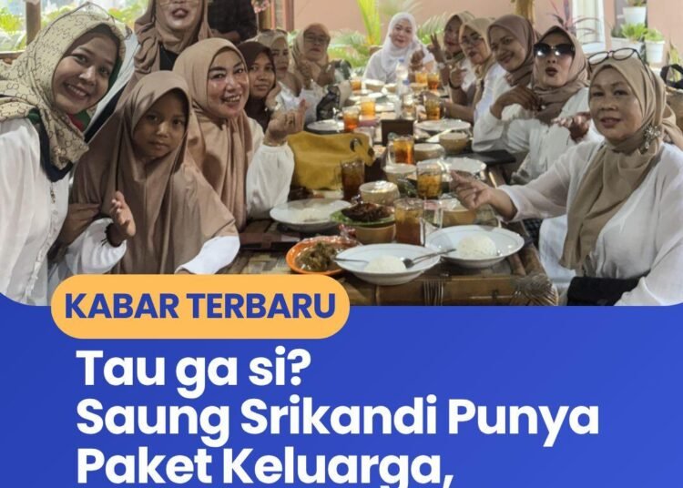 Foto Kebersamaan Pengunjung di Saung Srikandi (Sumber: Instagram/saungsrikandi.official)