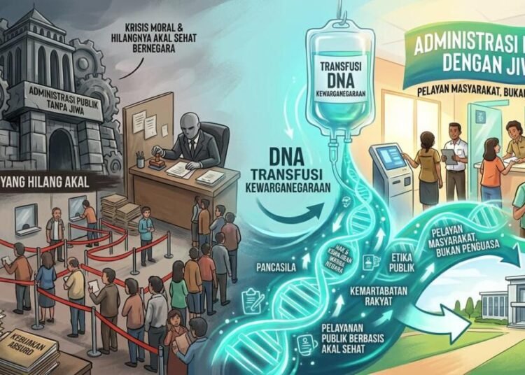 Birokrasi yang Hilang Akal: Mengapa Administrasi Publik Butuh Transfusi DNA Kewarganegaraan 46 biro