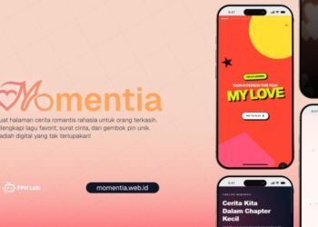 Foto Website Momentia (Sumber: Data Pribadi Penulis)