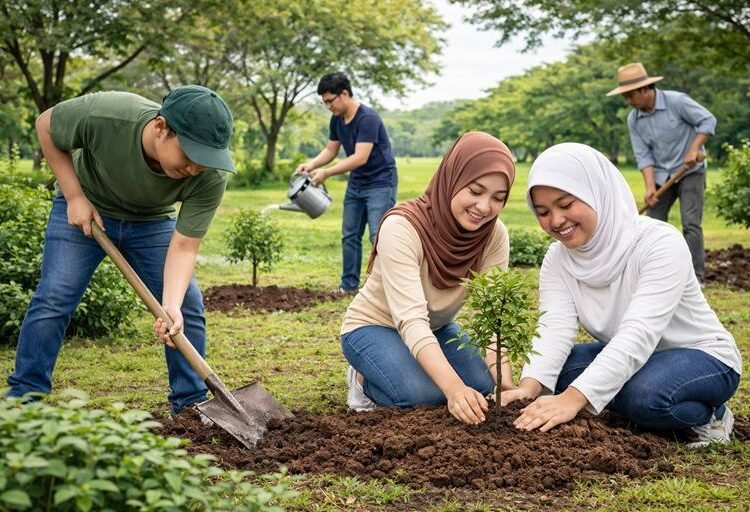 menanam pohon