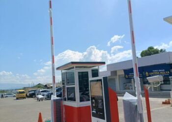 palang parkir semi manless 2